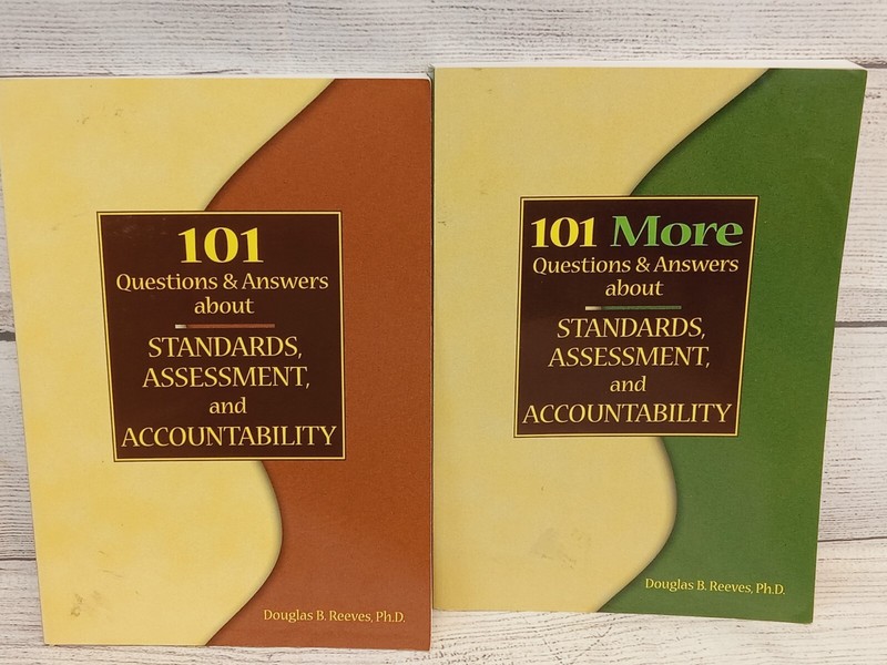 101 Questions and Answers about Standards & 101 More Douglas Reeves LOT of 2