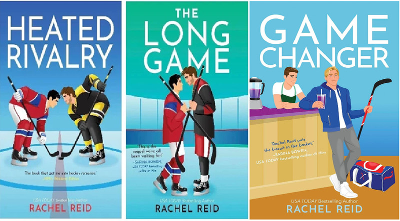 Rachel Reid 3 book set Heated Rivalry + The Long Game + game changer PB