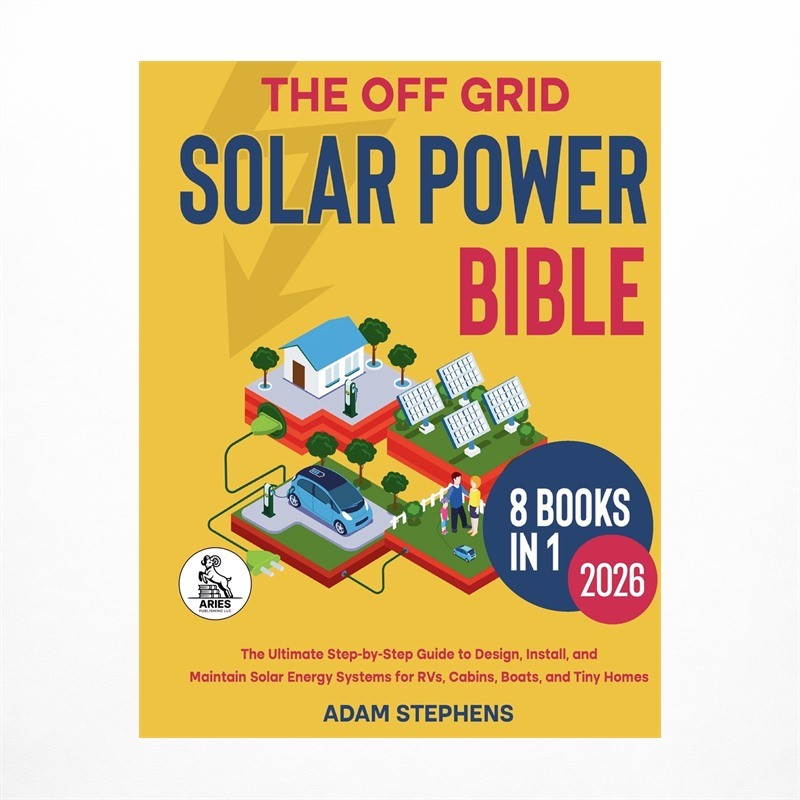 The Off Grid Solar Power Bible: [8 in 1] The Complete How-To Manual for Desig…
