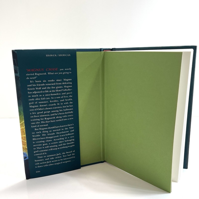 Rick Riordan MAGNUS CHASE GODS OF ASGARD HAMMER OF THOR 1st Edition 1st Printing gallery