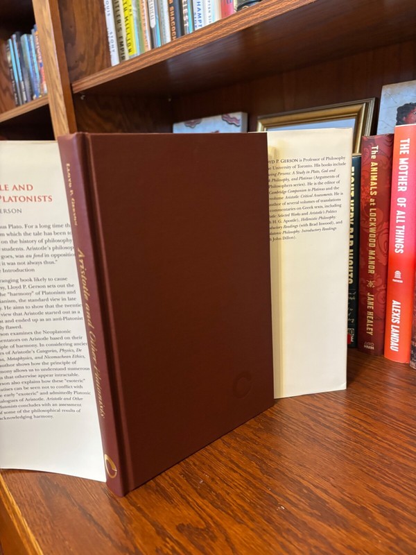 Aristotle and Other Platonists. Lloyd Gerson 1st HC Ptg. Cornell 2005. Fine - gallery