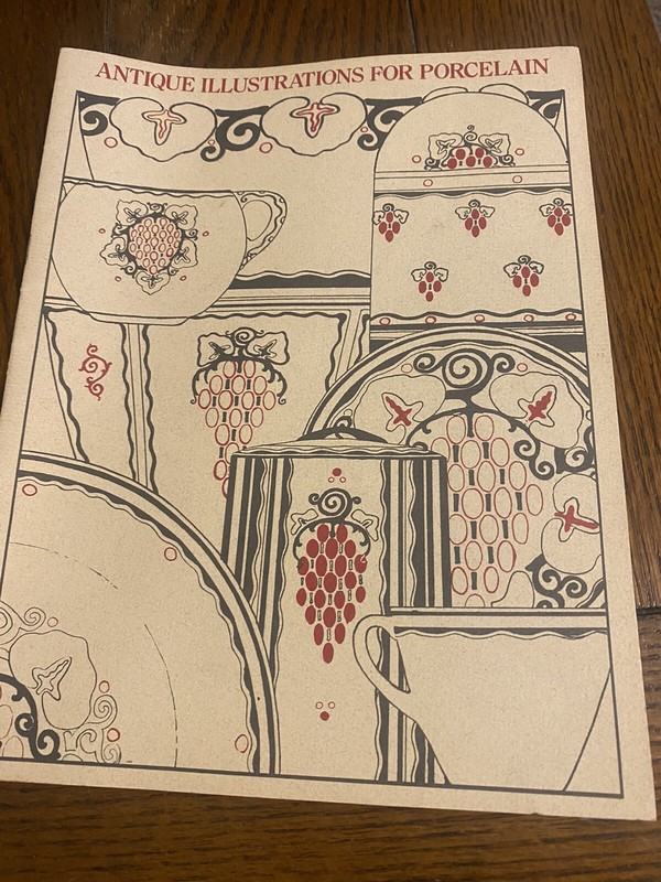 Antique Illustrations for Porcelain 9 Artists Work From 1900s RARE BOOK 1984 gallery