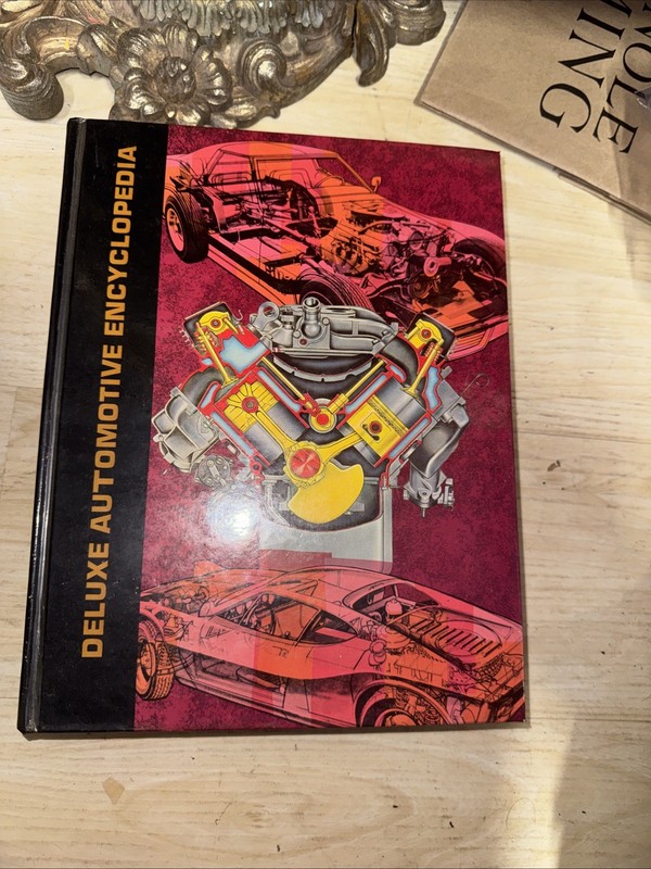 1977 LEXICON DELUXE AUTOMOTIVE ENCYCLOPEDIA HARDCOVER