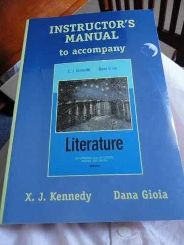 Instructor’s manual to accompany – Paperback, by X. J.& Gioia – Very Good