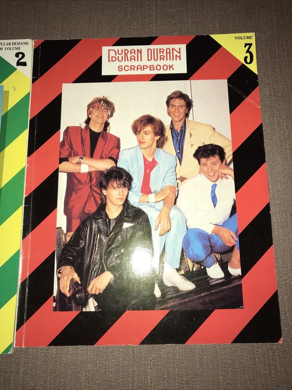 Vintage 80s Duran Duran Scrapbooks Volumes 2 & 3 Softcover Rare UK Editions gallery