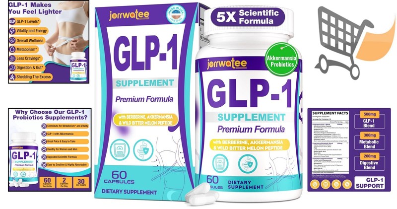 GLP-1 Supplements Women Men 14-in-1 Probiotic Digestive Energy Capsules gallery