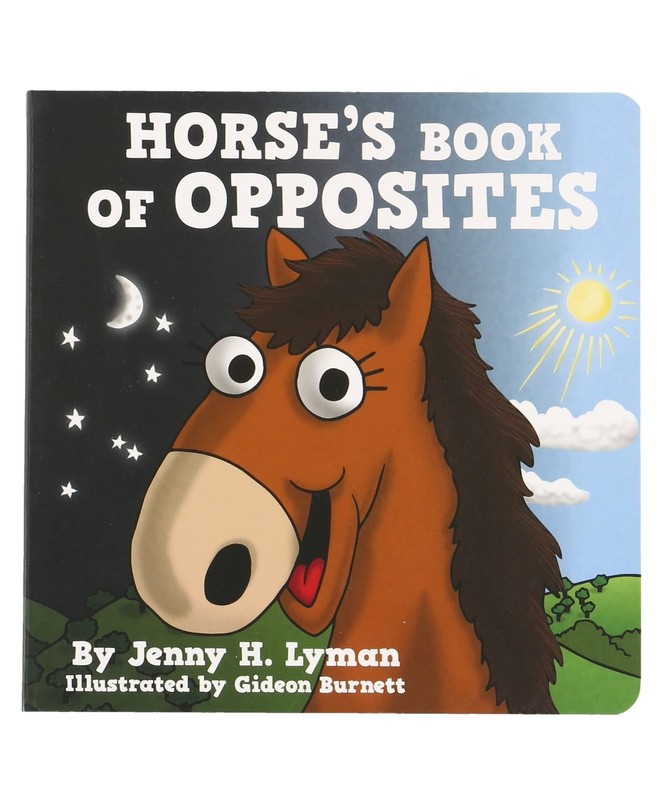 Horse’s Book of Opposites: Learning Board Book for Toddlers (Lazy One’s Outd…