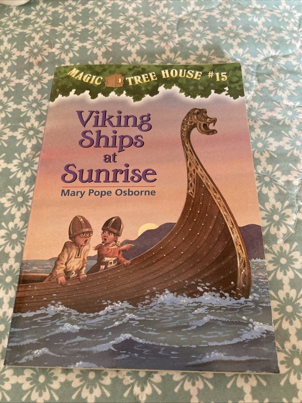 Viking Ships at Sunrise by Mary Pope Osborne (1998, Mass Market)