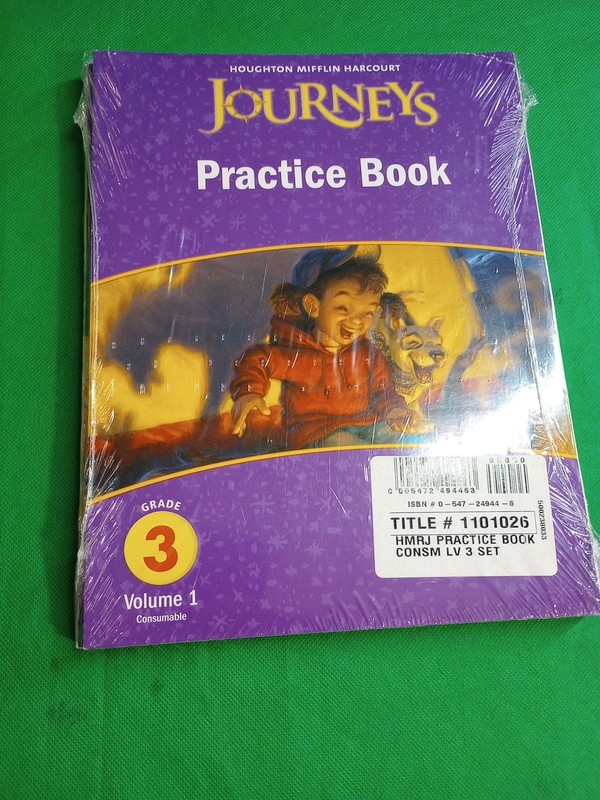 Journeys: Practice Book Consumable Volume 1 And 2 Grade 3 Paperback