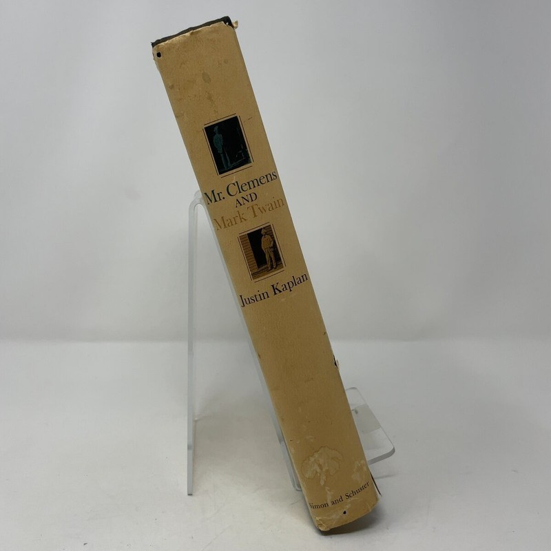 Mr. Clemens and Mark Twain by Justin Kaplan HC First Edition Very Good 1966 gallery