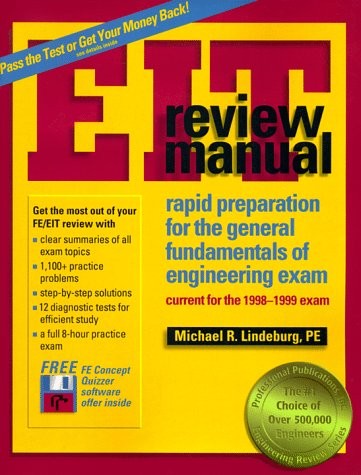 EIT REVIEW MANUAL: RAPID PREPARATION FOR THE GENERAL By Michael R. Lindeburg