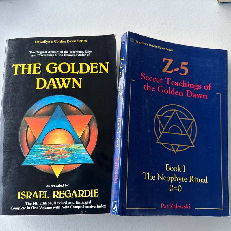 Z-5 Pat Zalewski 1st Ed 1st Print 1991 Llewellyn Golden Dawn Israel Regardie Set
