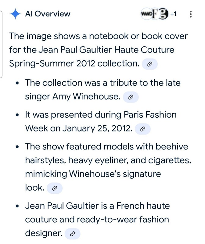 Gaultier Paris Runway Show Book Spring/Summer 2012 Amy Winehouse Tribute Rare! gallery