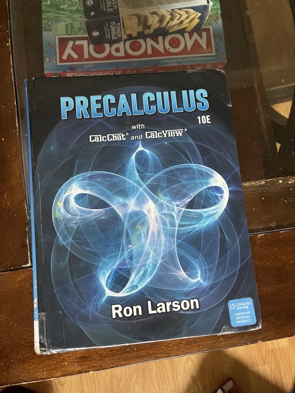Precalculus Hardcover by Ron Larson USED