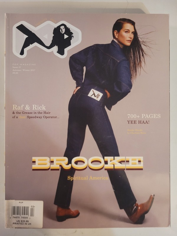 POP Fashion Magazine #37 (AW 2017) Brooke Shields Cover 700+ Pages NEW