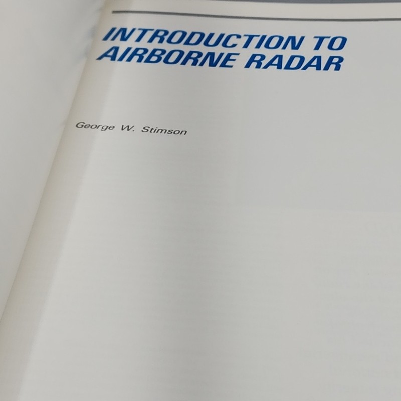 Introduction to Airborne Radar - George W. Stimson Hardcover gallery