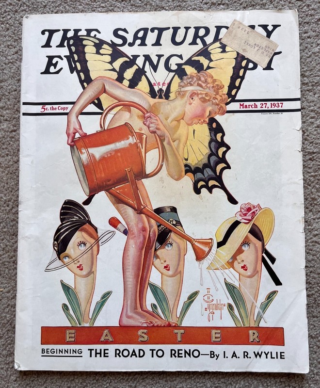 THE SATURDAY EVENING POST MARCH 27, 1937 – J. C. LEYENDECKER COVER