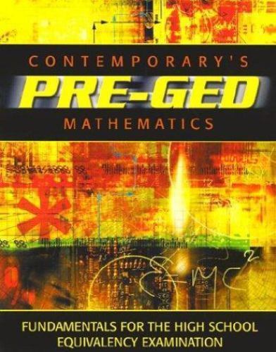 Pre-Ged Satellite Ser.: Mathematics by Contemporary (Trade Paperback)