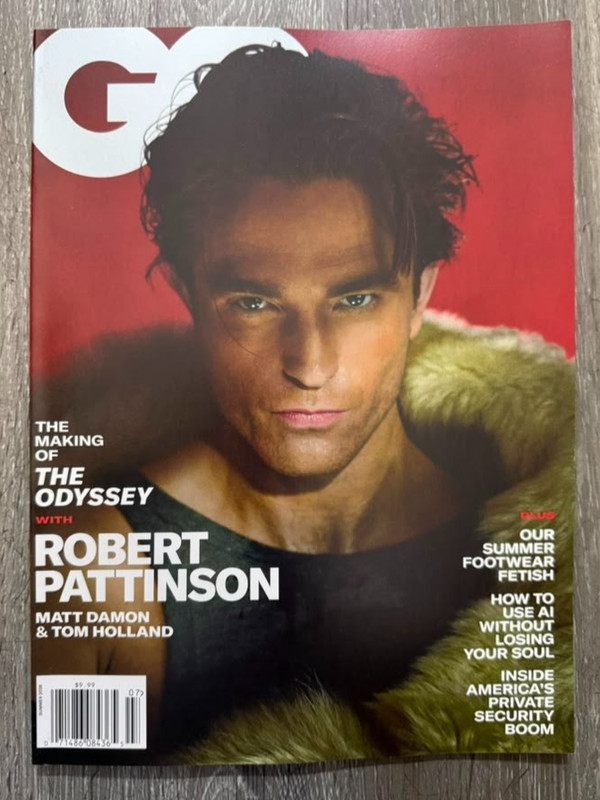 GQ MAGAZINE USA – SUMMER 2026 – ROBERT PATTINSON – BRAND NEW
