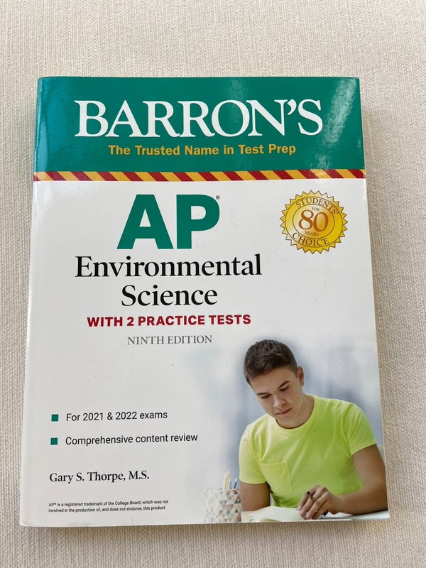 AP Environmental Science: With 2 Practice Tests for 2021 & 2022