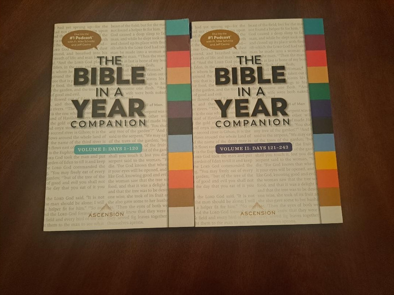 Bible in a Year Companion, Vol 1 : Days 1-120, Vol 2 : Days 121-243 : SET