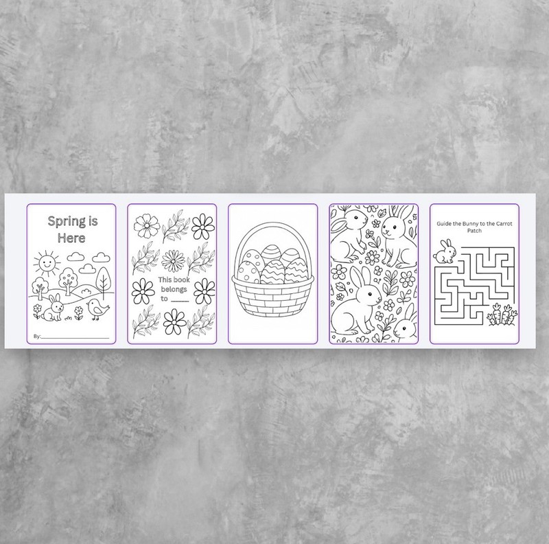 DIGITAL CONTENT- 2026 Spring Coloring & Activity Book-33 Pages *PRINTING REQ’D*
