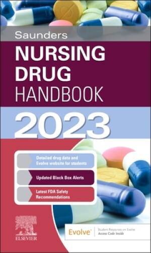 Saunders Nursing Drug Handbook 2023 – Paperback – GOOD
