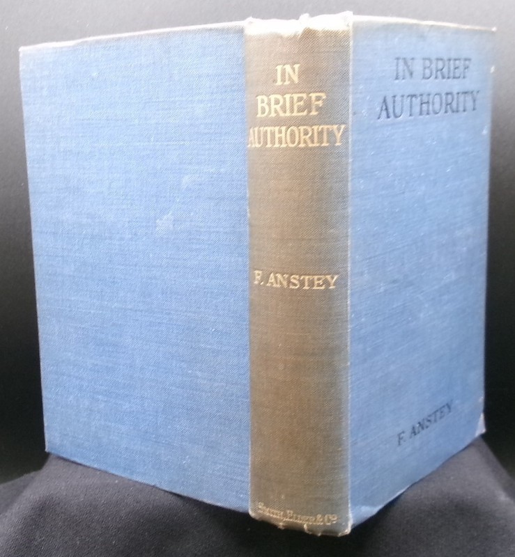F. Anstey IN BRIEF AUTHORITY First edition 1915 Scarce UK Humorous Fantasy Novel gallery