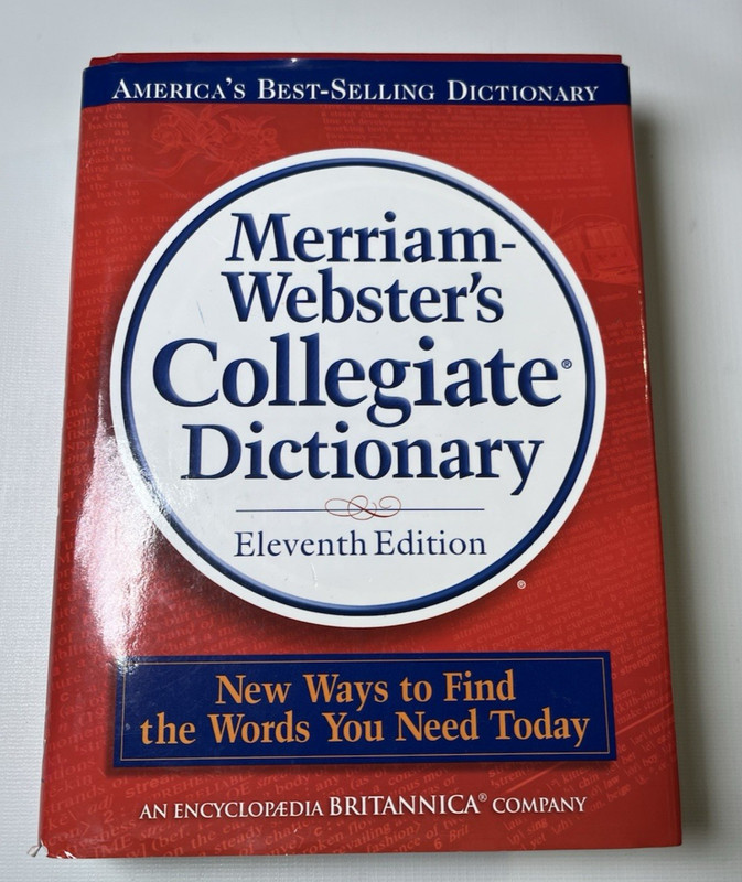 Merriam-Webster’s Collegiate Dictionary, 11th Edition, Jacketed Hardcover, I…