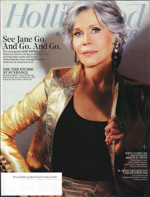 The Hollywood Reporter January 27 2023 Jane Fonda Ted Lasso FREE SHIPPING