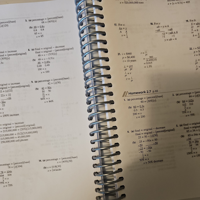 Abeka Algebra 1 Solution Key and Quiz/Test Key 2nd ed. gallery
