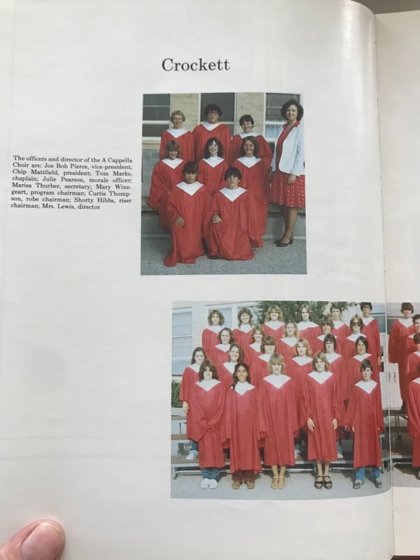 1982 The Round-Up Crockett Junior High School Yearbook, Odessa, Texas gallery