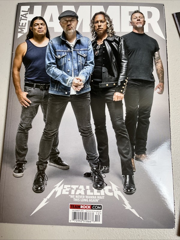 Metallica Metal Hammer Definitive Interview 48 Hours Worlds Biggest Band Free CD gallery
