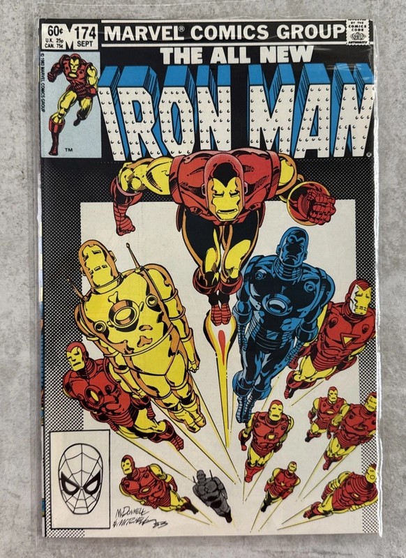 Iron Man 174 175 176 177 Armoured Avenger Vintage Bronze Age Marvel Comics 1983 gallery