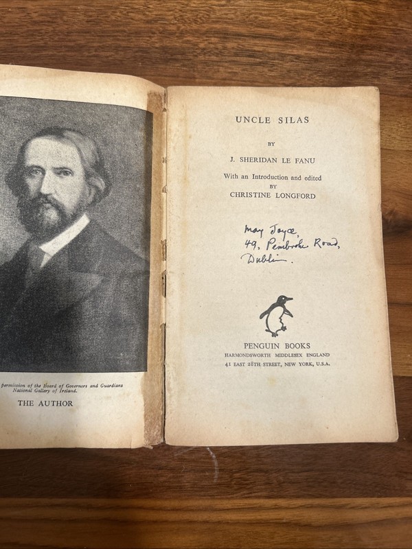LE FANU, JOSEPH SHERIDAN 1940 Uncle Silas / by J. Sheridan Le Fanu gallery