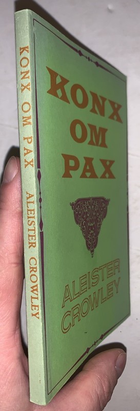 KONX OM PAX, by ALEISTER CROWLEY, c.1980 FACSIMILIE, OCCULT, THELEMA, MYSTICISM gallery
