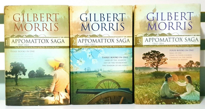 Complete Set of 10x Appomattox Saga Stories in 3 HC Books by Gilbert Morris!