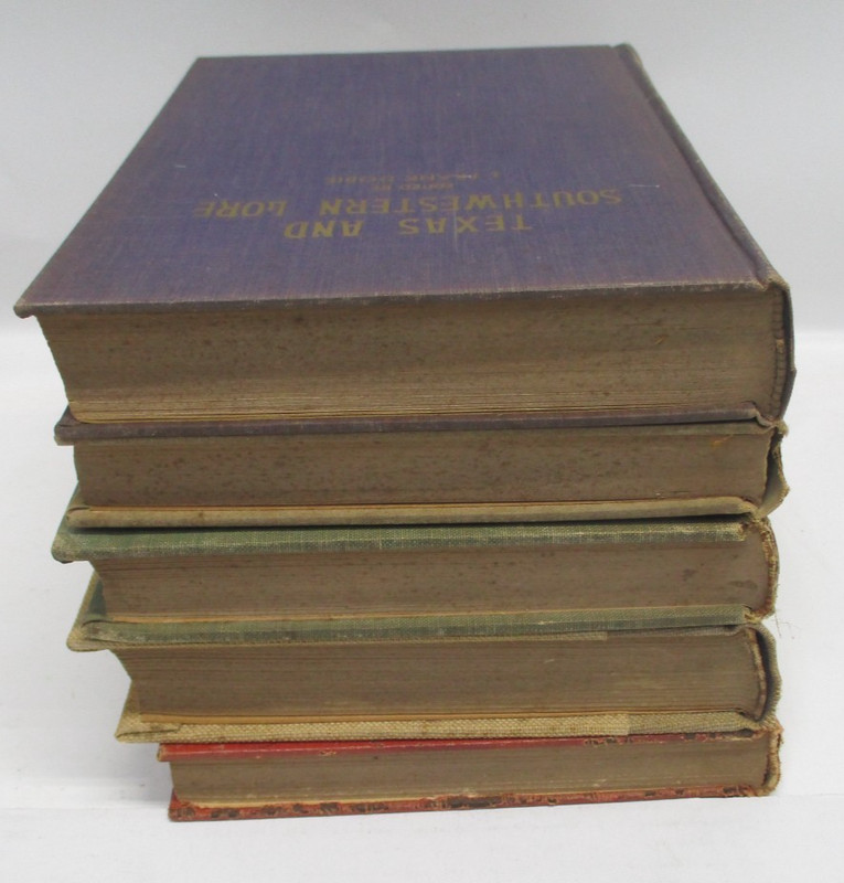 1930's Lot 5 Straight TEXAS FOLK-LORE SOCIETY J Frank Dobie COYOTE WISDOM CM6062 gallery