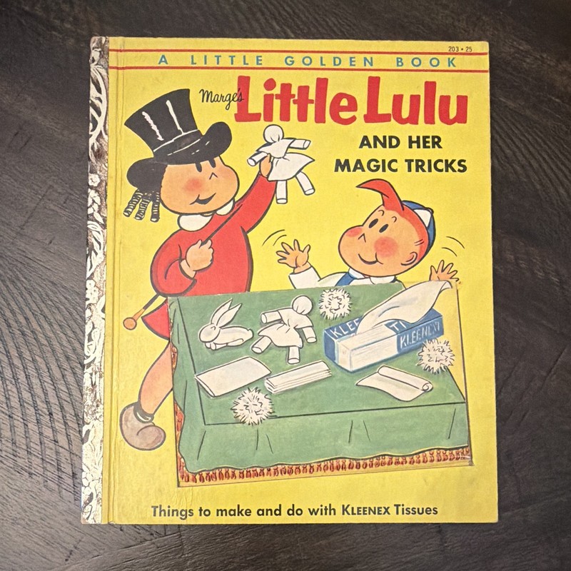 Simon & Schuster Little Lulu & Her Magic Tricks Little Golden Books 1st edition