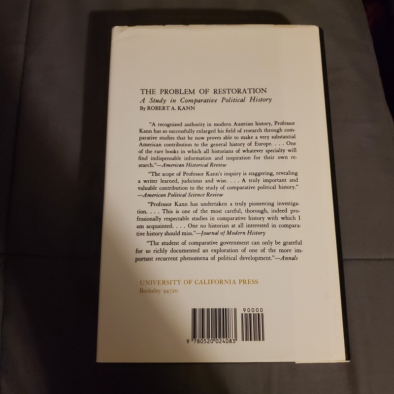 History of the Habsburg Empire 1526-1918- HB- Robert Kann- 1977- Europe- Austria gallery
