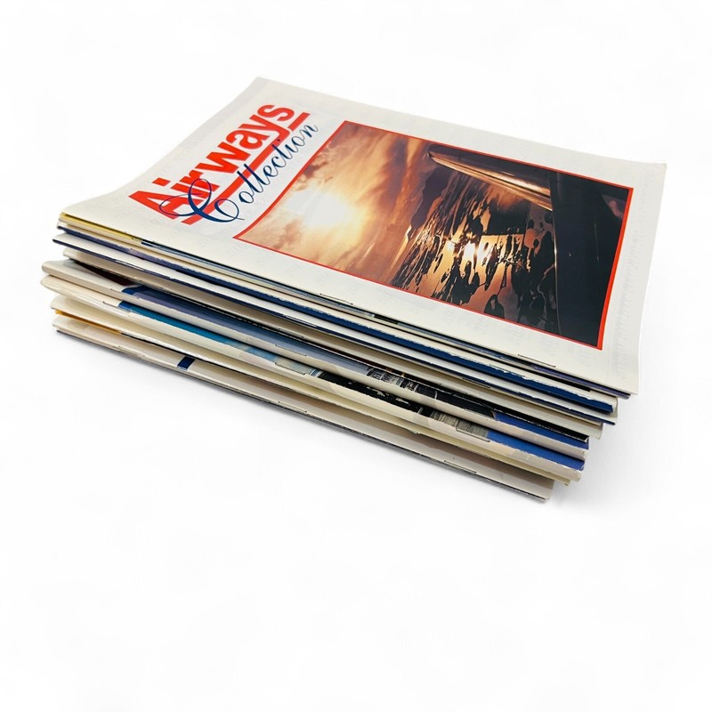 Lot of 16 Airways Magazines 1999–2001 Commercial Airline History Aviation