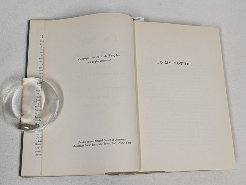 The Salt And The Savor Howard W Troyer 1950 A A Wyn Inc HC DJ Vtg First Edition gallery
