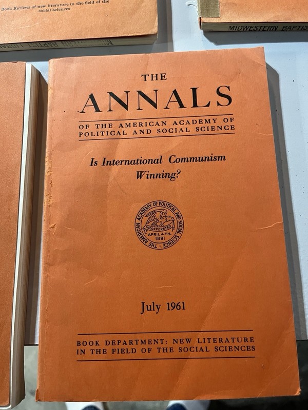 The Annals of the American Academy of Political and Social Science Lot 8 Books gallery