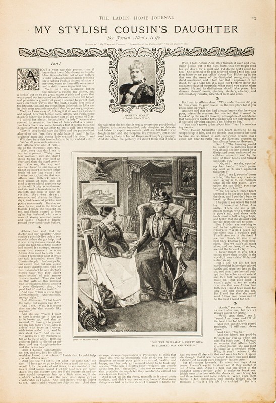 LADIES HOME JOURNAL MAGAZINE AUGUST 1899 36pgs CORSET ADS BUTTERFLY CVR M202 gallery