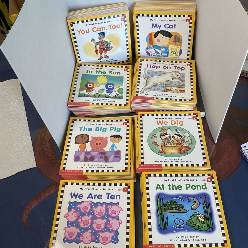 VINTAGE MY FIRST PHONICS READER LIBRARY Scholastic HOMESCHOOL CLASSROOM 147 BOOK gallery