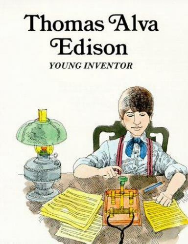 Thomas Alva Edison : Young Inventor (Easy Biographies) – Paperback – GOOD