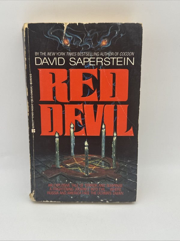 Red Devil by David Saperstein 1989 Horror Thriller Evil on Earth Series VTG 80s