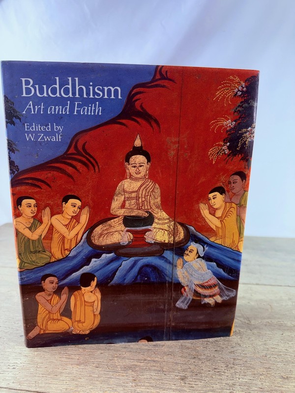 Vintage 1985 Buddhism Art And Faith Wladimir Zwalf HC Illus Buddhist Art UK
