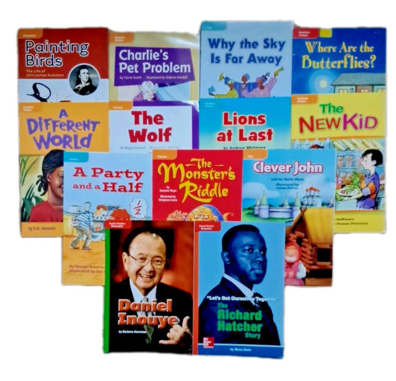 McMillan McGraw Hill Leveled Readers Grade 2 Booklet Lot of 13 Various Topics