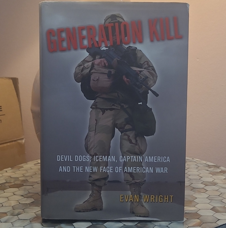 Evan Wright Generation Kill Hardcover 2004 Penguin Iraq War Nonfiction English